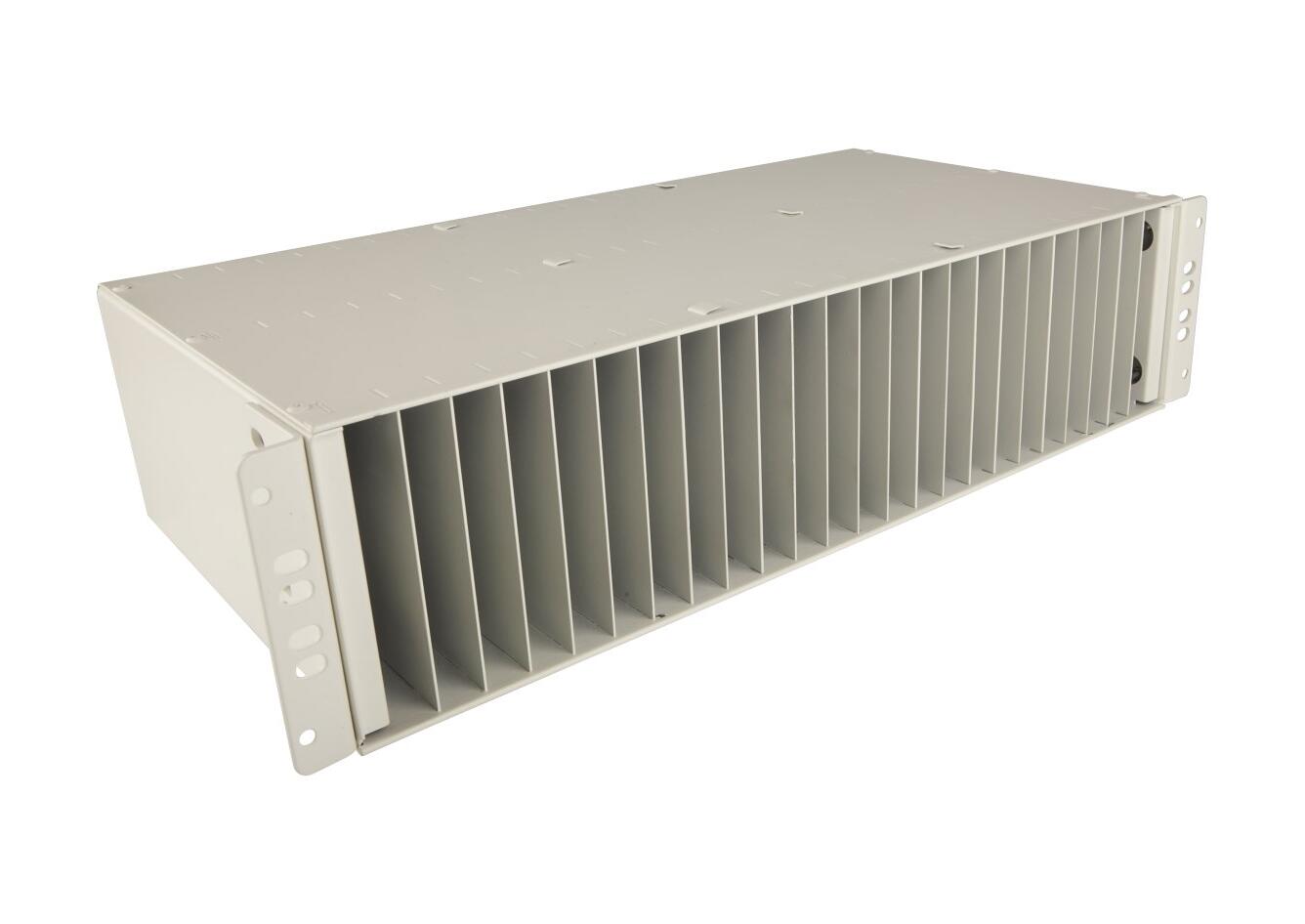 SP-FP-ODF-STOR Fiberworks AS  19&quot; 1,5U panel for 24 SC-DPX, stor ODF Med 1U kabelf.+5U deksel+2,5U lagr.enh